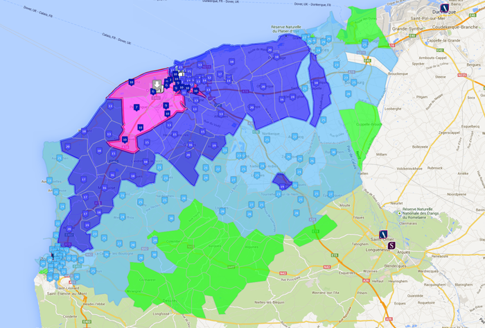 Zones de chalandise